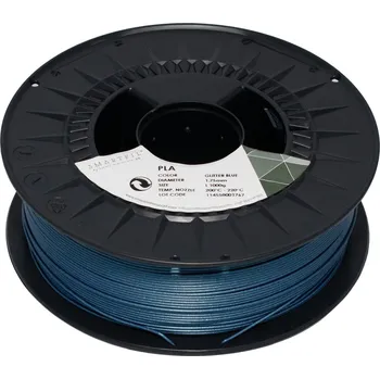 Filament PLA filament třpytivý modrý Glitter Blue 1,75 mm Smartfil 1 kg