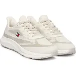 Sneakersy Tommy Jeans Runner Knitted EM0EM01713 Écru 41