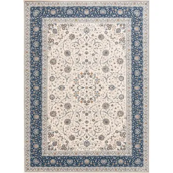 Koberec Koberec NAIN Ornament, rám 7179/51613 béžový / modrý