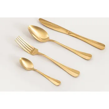 Příbor Sada příborů AURC zlatá 763816 (16 ks)