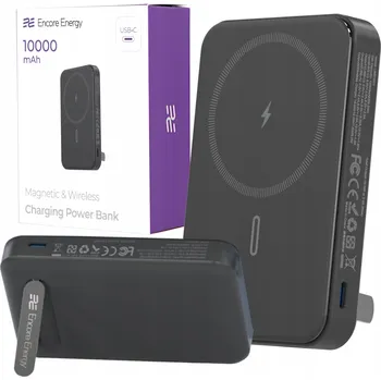 Powerbanka Bezdrátová nabíječka 20W POWERBANK pro telefon 10 000 mAh Encore Energy