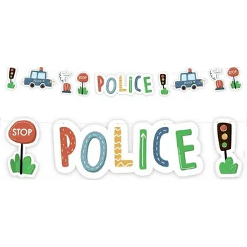 Girlanda 3 metry Police