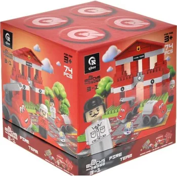 ostatní stavebnice Stavebnice "Block&Steps Hasiči" Stolní hra 3v1