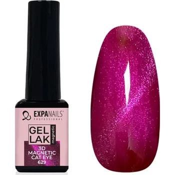 Dekorativní kosmetika UV/LED Gel lak - 3D Magnetic Cat eye č.629 - 5 ml