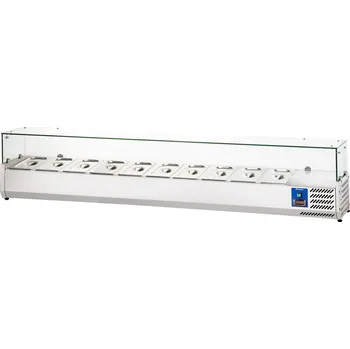 STALGAST Chladicí vana 10xGN1/4, 2000x335x440 mm | STALGAST, 834141