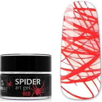Přípravek na nehty UV/LED gel Spider Art - Red 5 g