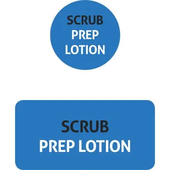 Speciální papír Etikety na dávkovač - Scrub Prep Lotion
