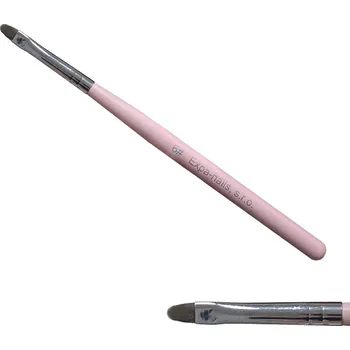 Štětec č.6 - plochý, zakulacený - růžový