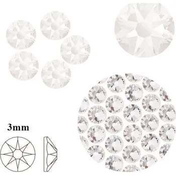 EXPA-nails Kamínky Swarovski - Krystal 3mm Množství: 15 ks