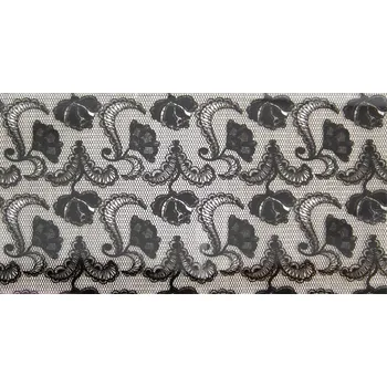 Fólie - Černá krajka č.2 - 4x100cm