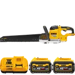 DEWALT 54V XR FLEXVOLT Aku pila Alligator na stavební materiály 430 mm, 2x 6,0 Ah DCS398T2-QW