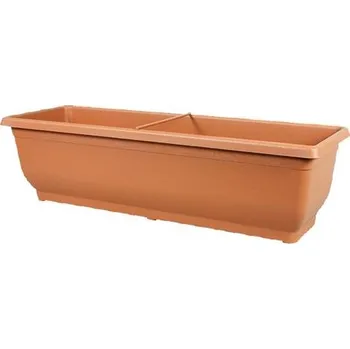 Truhlík VERBENA 50 cm terakota