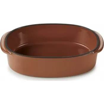 Revol Caractére zapékací mísa, oválná 16 × 11 cm, skořice