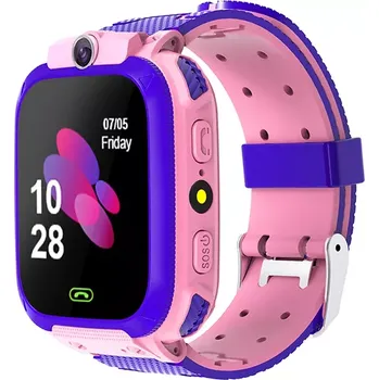 Chytré hodinky dětské chytré hodinky SW02P růžové (zařízení není v českém jazyce)