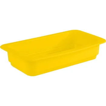 Dóza na potraviny APS Obdélníková porcelánová nádoba GN 1/3 325x176x60 mm, žlutá | APS, 82278