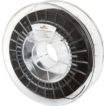 3D tisk Wood (dřevěný) filament Spectrum tmavý (ebony black) 1,75 mm 0,5 kg