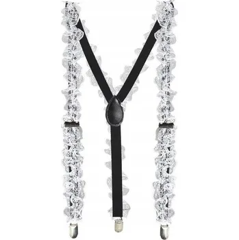 Karnevalový doplněk Krajkové podvazkové pásy, doplněk ke kostýmu, Karneval