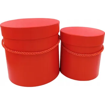 Obraz Krabice s víkem v odstínech červené