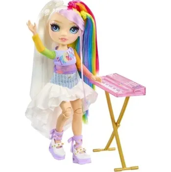 Panenka MGA Rainbow High Junior Fashion panenka v rockové kapele - Amaya