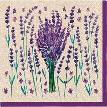 Papírový ubrousek Ubrousky PAW Dekor C We Care (20ks) Lavender Charm