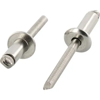Nýt Trhací nýt 4,8x8 mm s plochou hlavou nerez ocel A4 1 ks