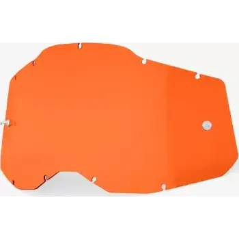 Příslušenství k helmě na motorku S100 plexi Racecraft 2/Accuri 2/Strata 2, 100% - USA (oranžové, Anti-fog)
