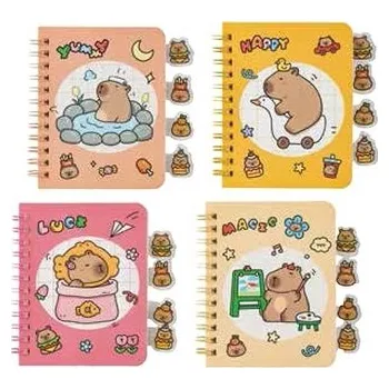 Set školních potřeb Notes Kapibara z zakładkami 64K 87X113mm