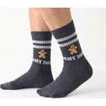 Blancheporte Sada 3 párů ponožek s vánočním motivem šedá 39/42