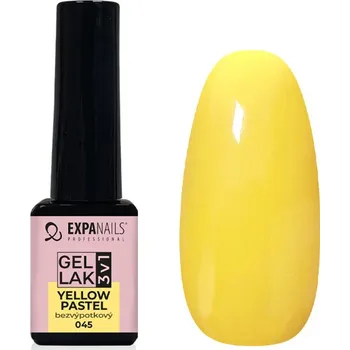 Lak na nehty UV/LED Gel lak 3v1 - Yellow pastel 5 ml