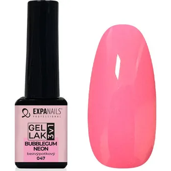 Lak na nehty UV/LED Gel lak 3v1 - Bubblegum neon 5 ml