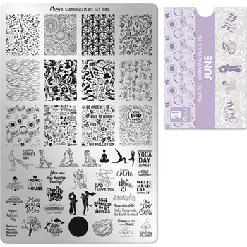 Moyra Stamping - Deska na razítka č.143 June