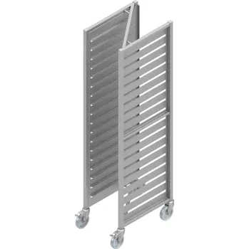 STALGAST Pojízdný regál pro kontejnery GN 2/1, 600x670x1800 mm | STALGAST, 9810336060