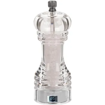 Kuchyňský mlýnek APS Mlýnek na sůl výška 150 mm, transparentní | APS, Professional