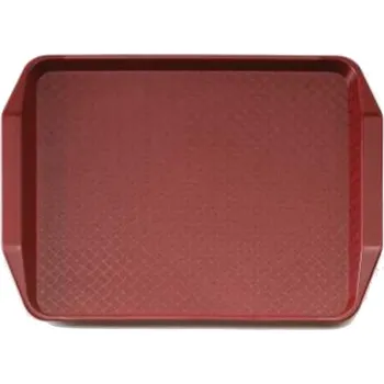 Cambro Fast Food podnos 30 × 43 cm, bordó