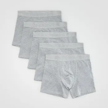 Reserved - Sada 5&nbsp;boxerek long - světle šedá - 660HH-09X - 660HH-09X-M