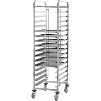 TECHNICA [Set] vozík na 16 pečicích plechů 600x400 mm + 8x pečicí plech 600x400 mm