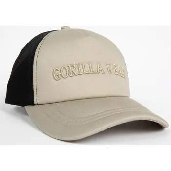 Kšiltovka GORILLA WEAR Dámská baseballová kšiltovka Gorilla Wear Sharon BÉŽOVÁ|ČERNÁ