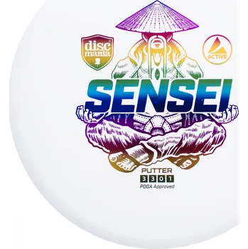 Golfová hůl DISCMANIA Discgolfový putter SENSEI Active NO SIZE BÍLÁ