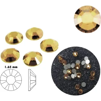 Kamínky Swarovski - Zlato 1,65mm - 30 ks
