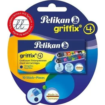 Pelikan Inkoustové bombičky Griffix 4/10 ks modré/ na blistru (Herlitz)