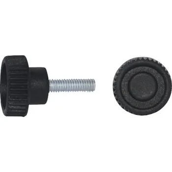 Šroub Šroub s vroubkovitou hlavou Ø 35 mm M10x55,5 černý, 1 ks