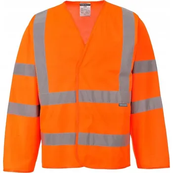 reflexní vesta Výstražná vesta s dlouhými rukávy vel. L/XL Oranžová R