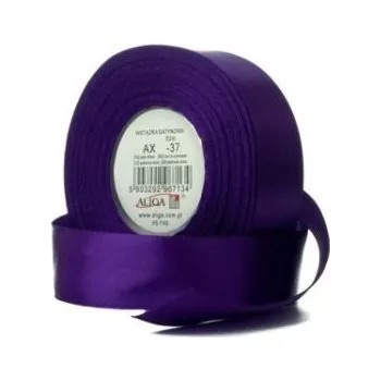 Stuha ALIGA stuha 25/32m -37 fialová tm.hladká