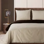 Exkluzivní ložní povlečení LUNARA béžovo - hnědé Rozměr ložního povlečení: Šířka x Délka: 140x200cm + 1ks 70x80 cm