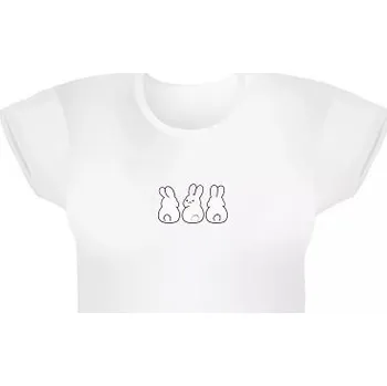 Dámské tričko ALBI Dámské tričko s 3D potiskem - Roztomilé zvířátko, vel. M