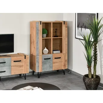 Křeslo Mebel Partner Suspendera SH04 (dub + černá)