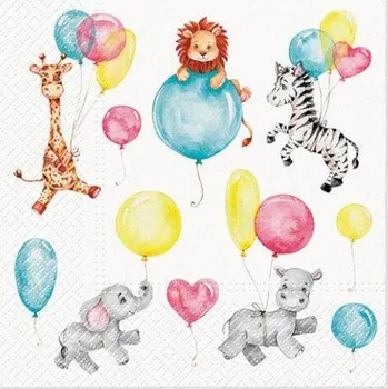 Papírový ubrousek Ubrousky PAW Dekor L (20ks) Child Fun