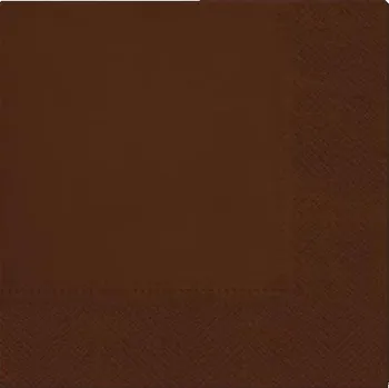 Papírový ubrousek Ubrousky PAW UNI L (20ks) chocolate
