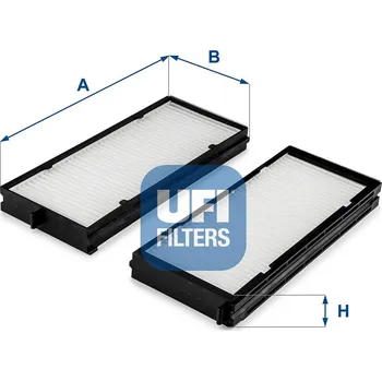 Ventilátor topení a klimatizace Filtr, vzduch v interiéru UFI 53.333.00