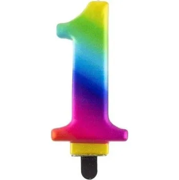 Dortová svíčka GD Svíčky dortové DUHA 1 BC Galaxy